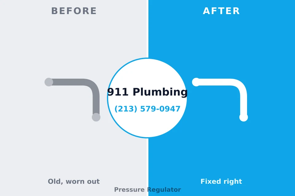 Before and after: plumbing repair Altoona, PA
